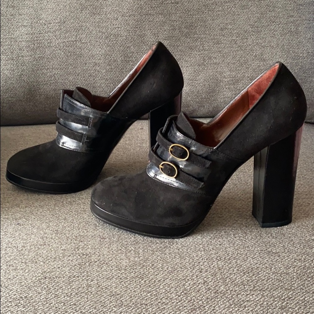 Marc by Marc Jacobs black suede bootie